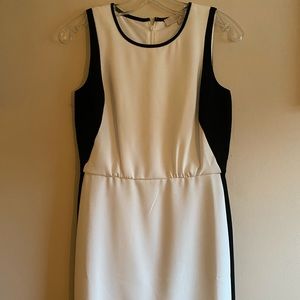 Never worn black and white dress
